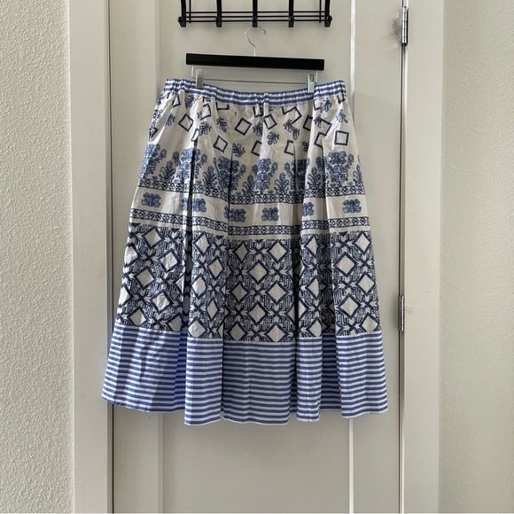 Marina Rinaldi Campania A-Line Pleated Skirt Size 18 - Picture 4 of 10